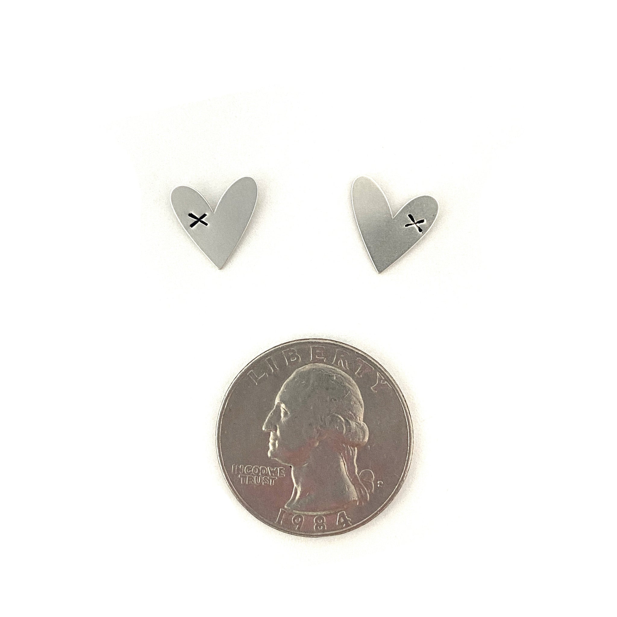Hallmark Fine Jewelry Sterling Silver Diamond Heart Earrings and Neckl